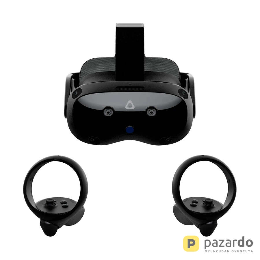 HTC VIVE sanal gerçeklik gözlüğü ve kontrolcüleri